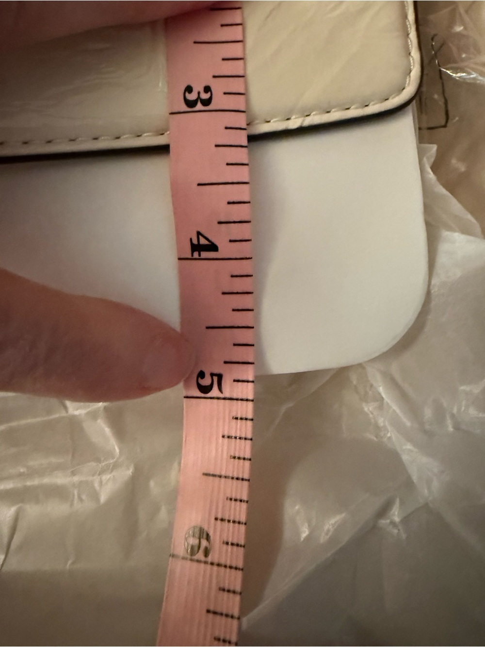 Tory Burch Cream Leather Crossbody Bag includes Gift Bag - Picture 3 of 3